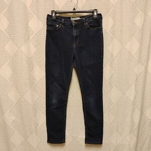 Free People Dark Blue Women's Jeans Hi Rise Size 29